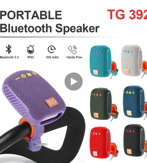Portable Bluetooth Speaker with FM Radio and Subwoofer
